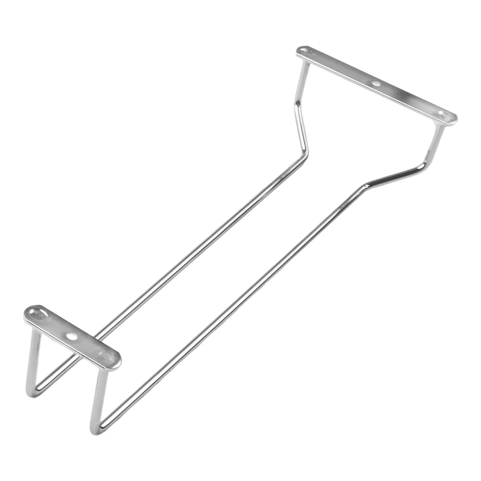 Wine Glasses Holder Bartender Stemware Hanging Rack Under Cabinet Stemware Organizer Glass Goblet Stainless Steel Rack Bar Tool