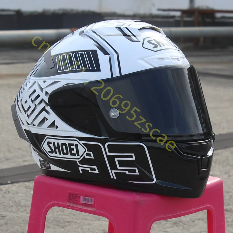 دراجة نارية خوذة لكامل الوجه SHOEI X-14 خوذة X-SPIRIT III X-Fourteen دراجة رياضية خوذة سباق Marquez 4 النمل الأبيض