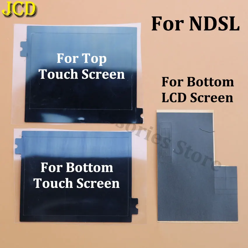 

JCD Top Bottom LCD Display Touch Screen Len Dustproof Adhesive For NDS Lite NDSL Console Sponge Double-Sided Adhesive Glue