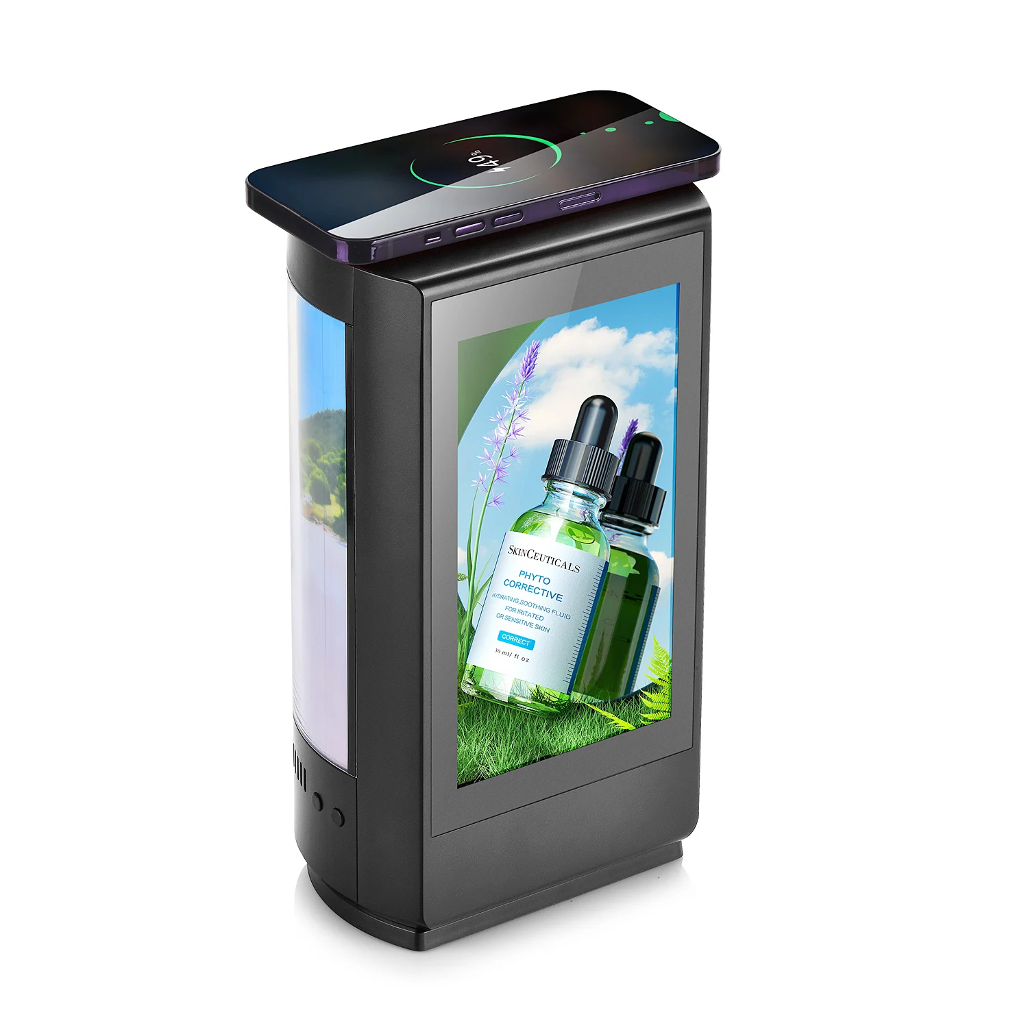 FYD-04 RK3126 رقاقة معدات تقديم الطعام قائمة Led لمطعم Lcd الجدول حامل محطة الطاقة بنوك الطاقة الهواتف