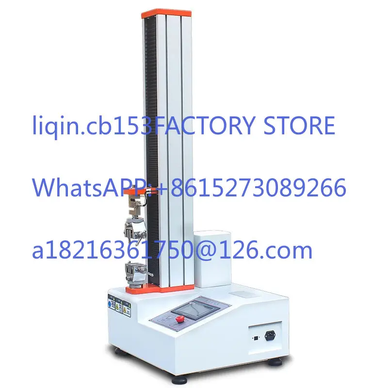 Tensile testing machines: Tensile strength of metal rubber and plastic film materials, compression, bending, peeling
