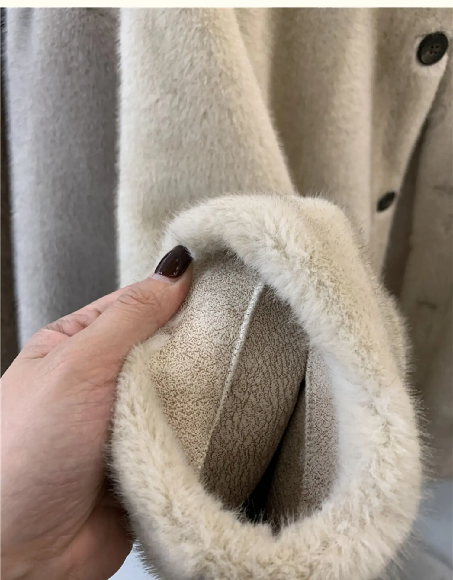 Faux Fur Women Coats Mid Length Coat Stand Collar Thick Warm Y2k Streetwear Elegant Warm JacketsOuterwear Autumn Winter Overcoat