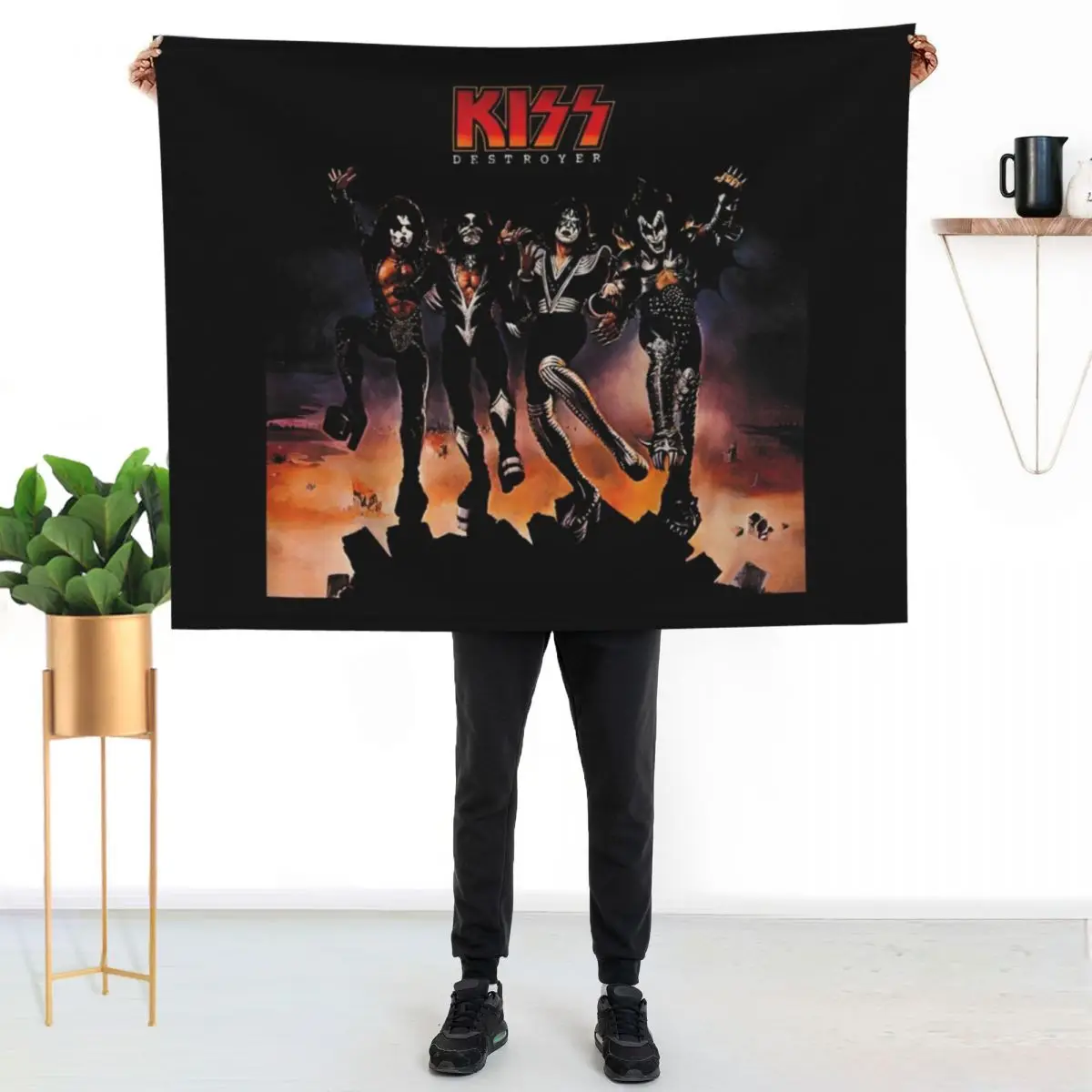 1976 Destroyer Throw Blanket Multi-Purpose Winter beds Loose Sleeping Bag Heavy Bed Blankets