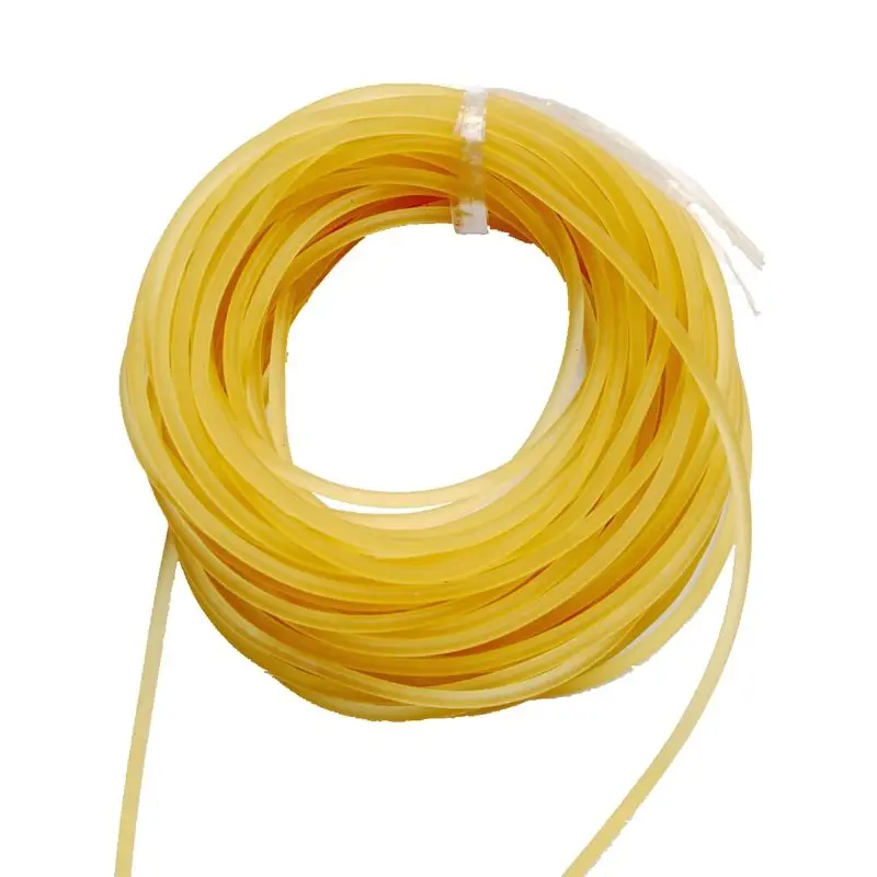 2mm High Elastic Band Strapping Fishing Line 10M Solid Rubber Fishing Line Elastic Tennis Slingshot Rope Tied Line Fishing Lines