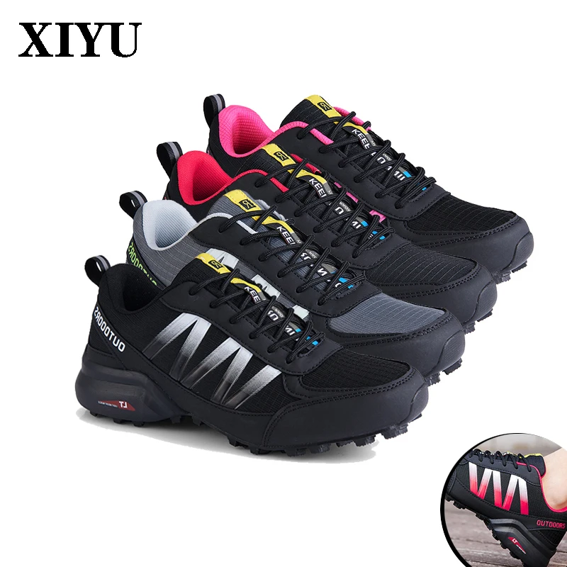 

XIYU Hiking Shoes Waterproof Men's Outdoor Sports Lace-up Hiking Shoes Couple Hiking Sports Hiking Hunting Tactical Sports Shoes