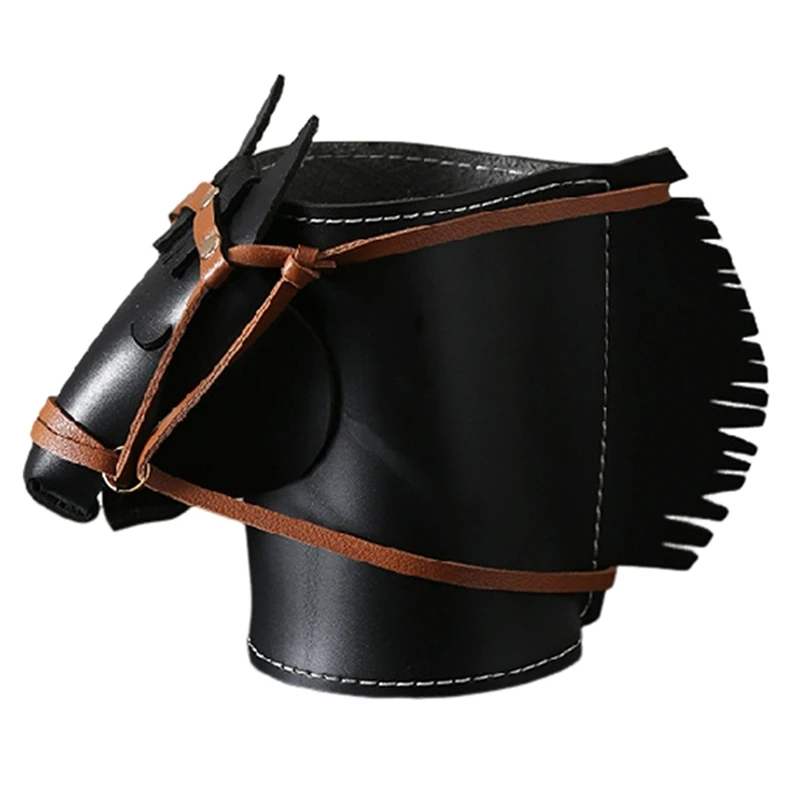 Luxury Horse-Head Storage Box - Decorative Desk Accessory for the Living Room or Study Make Up Organizer Organizer Box A