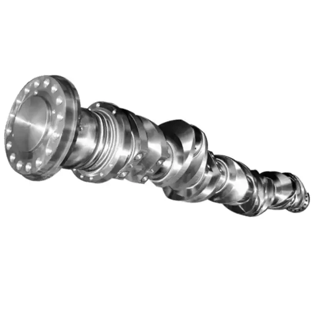 High Precision Crankshaft for SDA Series Railway Locomotive Diesel Engine