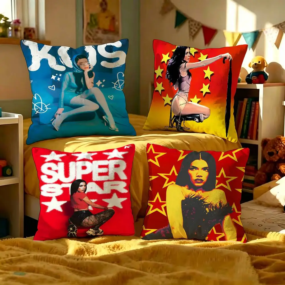 Os Case for k-Kenia singer Pillow Gift Home Office Decoration Bedroom Sofa Car Cushion Cover case 45x45