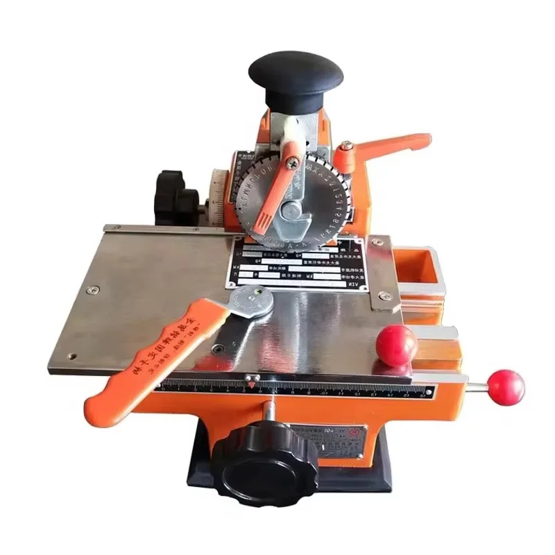 Semi-Automatic Metal Engraving Machine Small Manual Nameplate Marking Tool