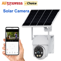 XIAOVV WiFi PTZ Camera 8MP HD Outdoor Wireless Solar IP Camera  Video Surveillance Camera Long Time Standby iCSee