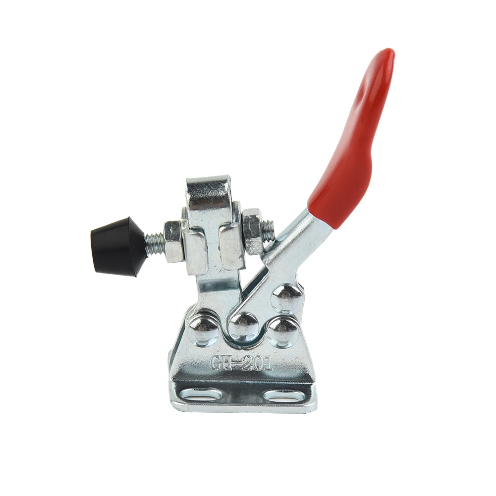 High quality New Hot sale Toggle Clamp Adjustable Capacity Clip Fast Release Holding Metal Metal+Plastic Parts