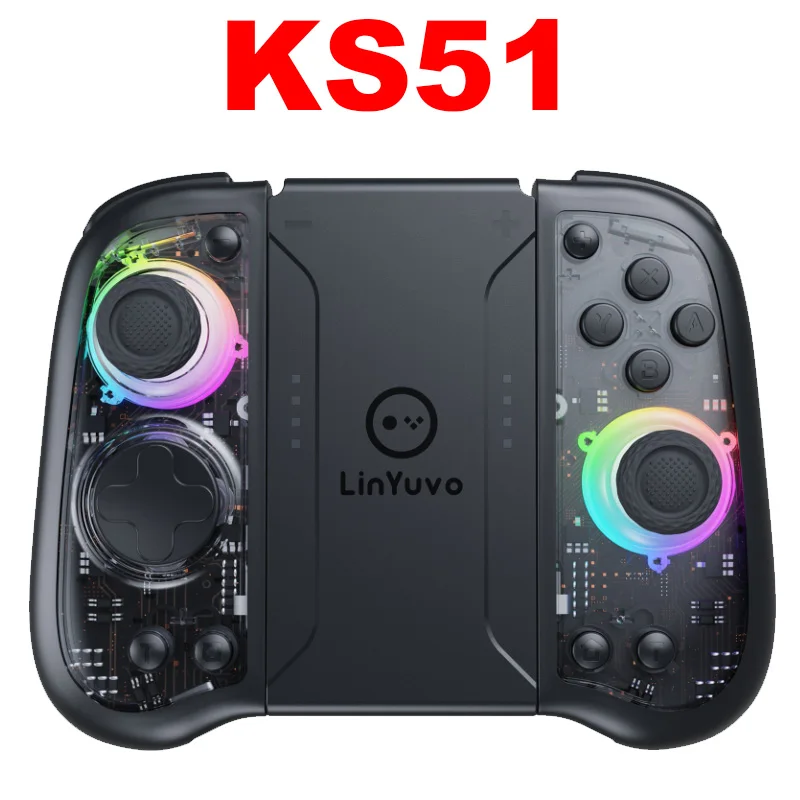 LinYuvo KS51 Joycon for Nintendo Switch/OLED with Hall Effect