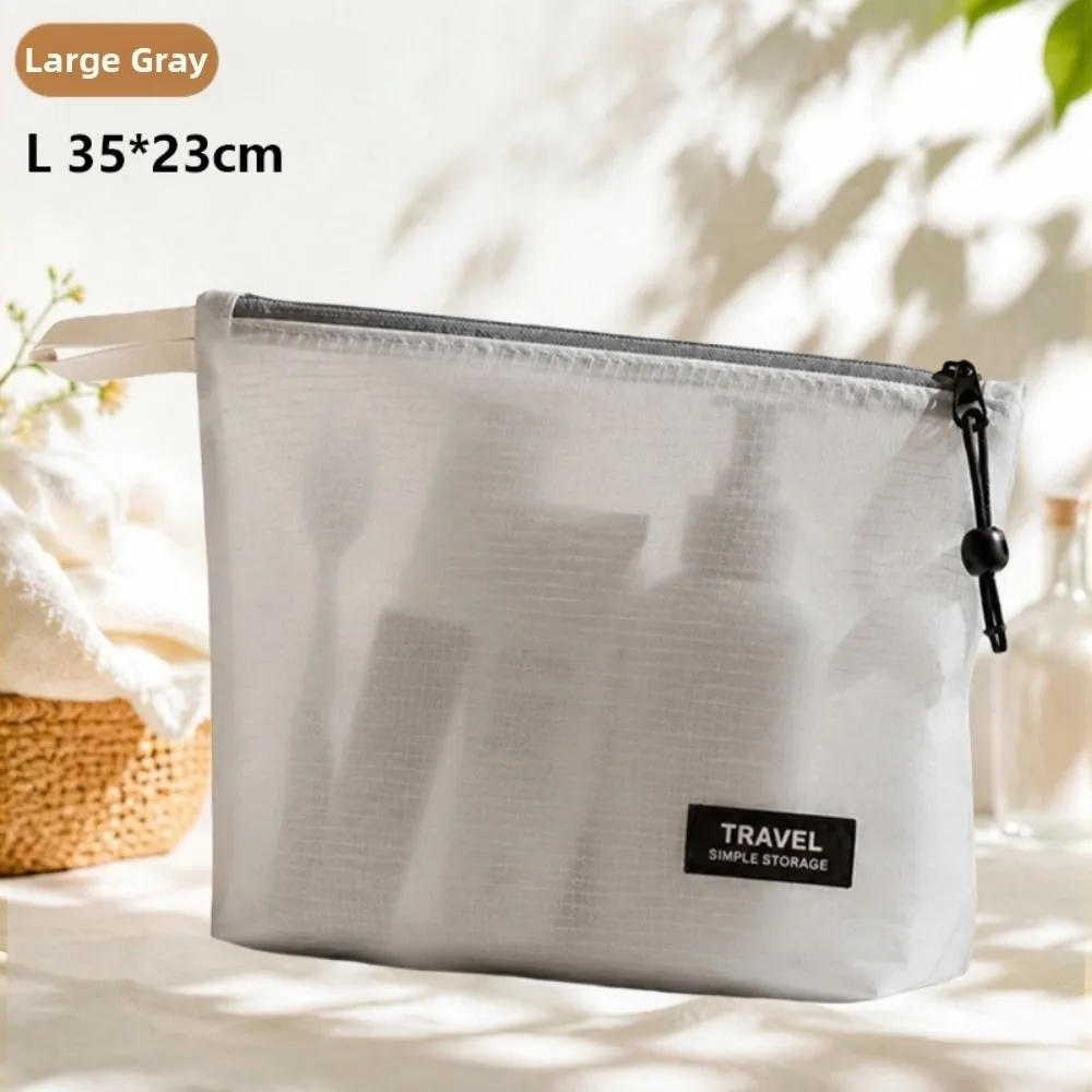 Portable Clothing Packaging Bag Silicone-coated Ultra-light Weight Luggage Storage Bag Waterproof Yellow Red