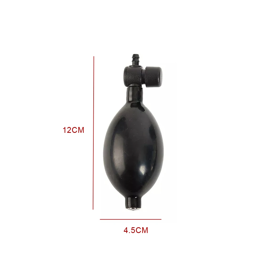 1/2pcs Inflator Bulb Air Pump for Sphygmomanometer Blood Pressure Monitor with Twist Air Release Valve Ball Latex Valve