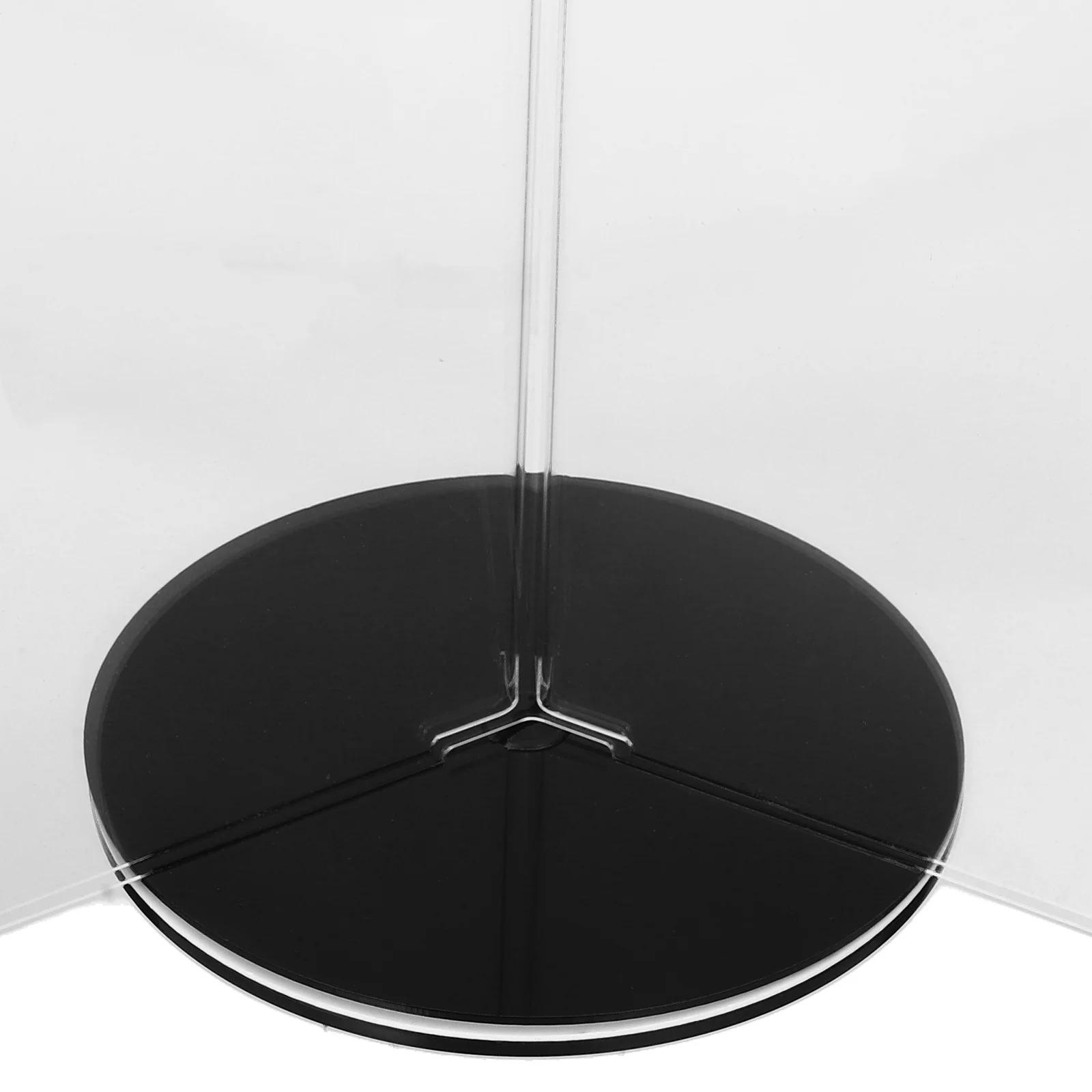 

Acrylic Desktop Menu Holder Multi-Side Rotary Menu Stand Rotatable Sign Display Base for Restaurant Events Clear Paper Stand