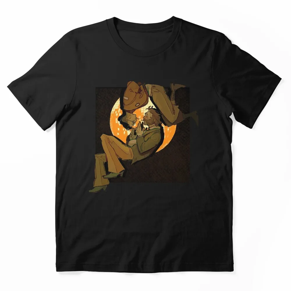 Disco Elysium Unisex T-Shirt 1001 Kim Kitsuragi Print Psyche Skill Fan Art Graphic Tee, Short sleeve Tops Gift for RPG Gamers
