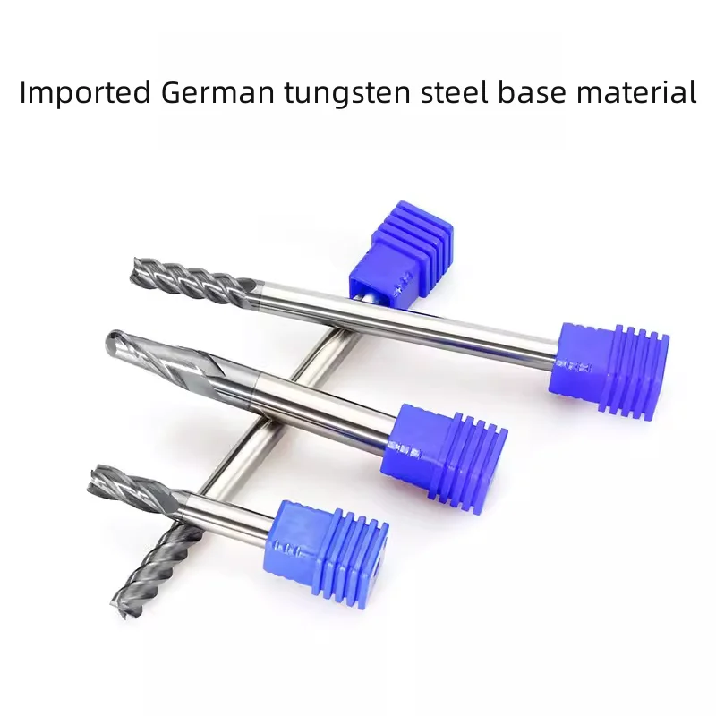 HRC58 Solid Carbide End Mill For Steel 4 Flute Milling Cutter Machining Cutting Tool CNC Router Bits D4 5 6 8 10 1214 16 18 20MM
