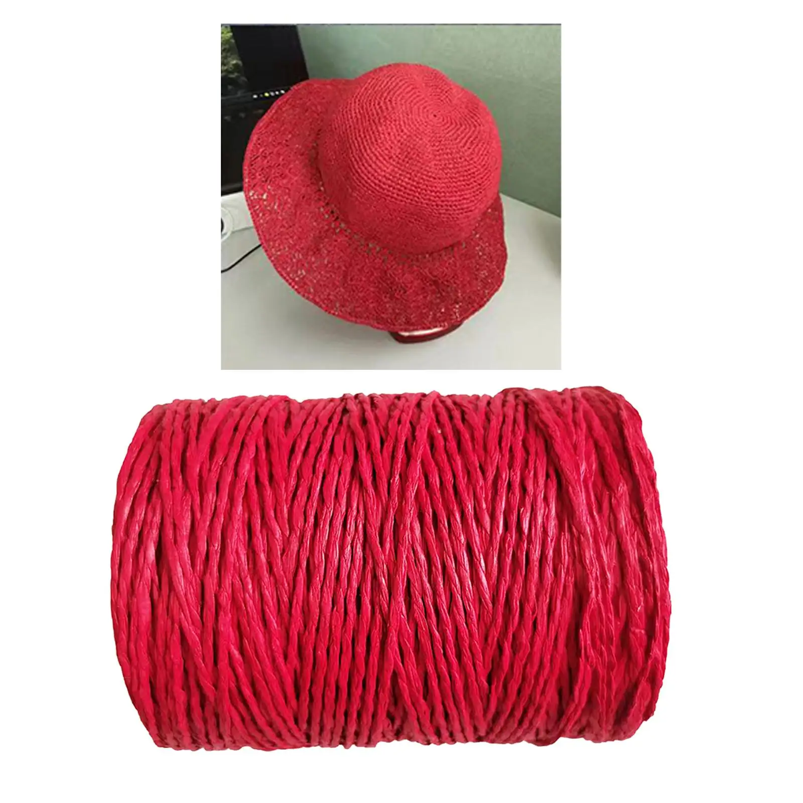 Raffia Paper Craft Ribbon Packing Paper Twine DIY Supply Macrame Projects Gift