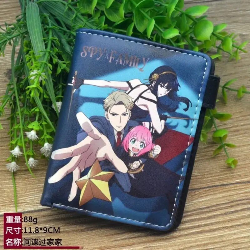 

Spy X Family Short Wallet No Material Anime Cartoon Children Teen Boys Girls Middle School Students Coin Purse Card Holder Anime