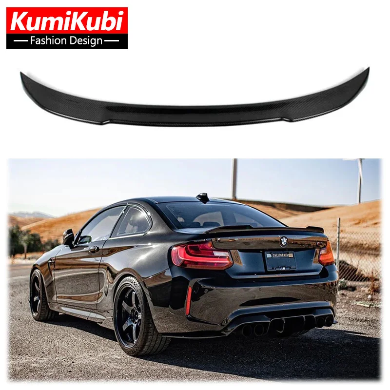 

For Bmw 2 Series F22 F87 CS Style Rear Spoiler 218i 220i 220d 228i M235i M240i M2 Rear Trunk Tail Wing Lid Bodykits 2014-2021