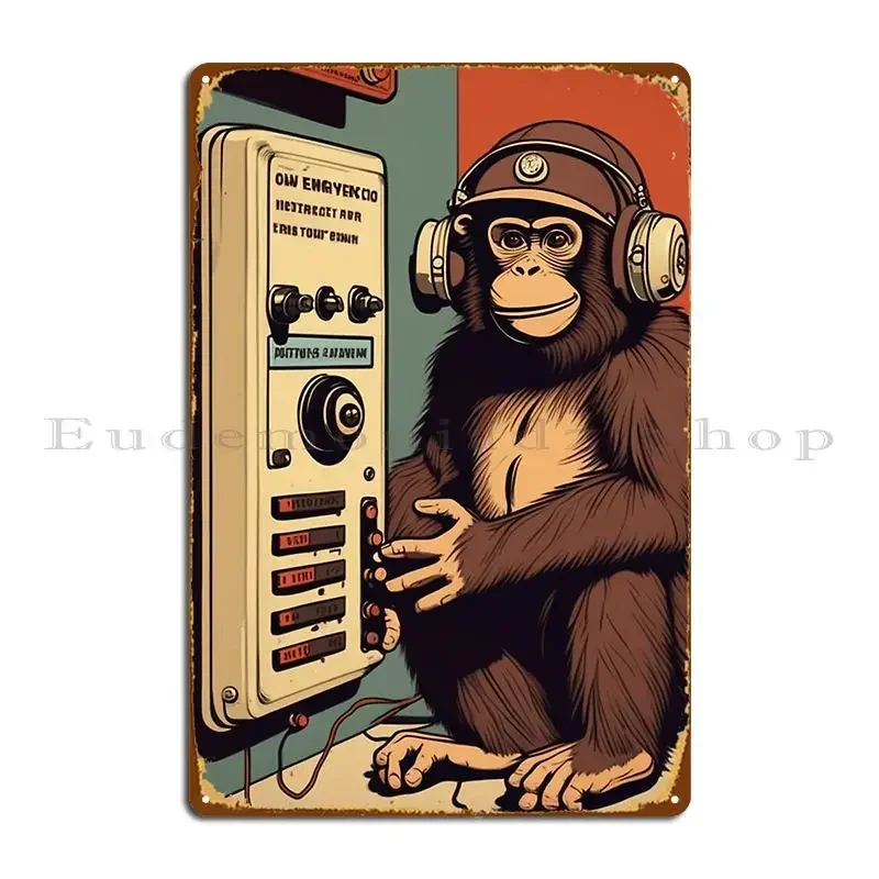 Emergency Intercom Metal Sign Create Garage Wall Decor Custom Pub Tin Sign Poster