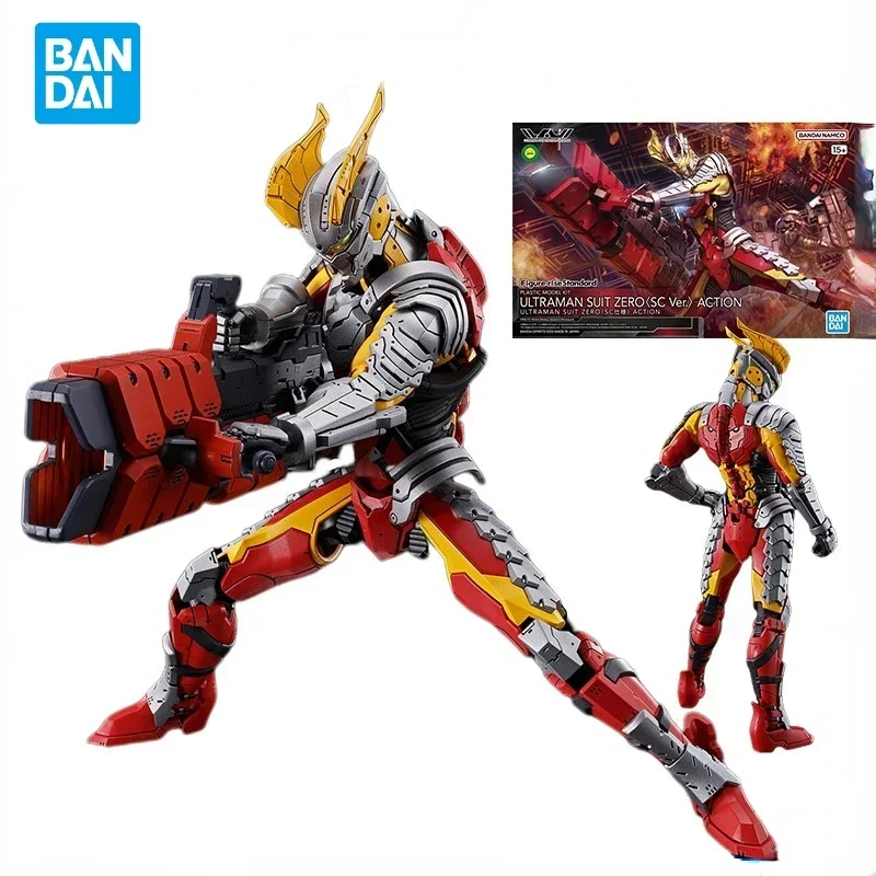 In Stock Original Bandai Anime Ultraman SUIT Zero (SC Ver.)-ACTION-FRS Assembly Model Anime Action Figure Toys Collectible Gifts