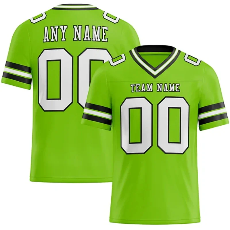 

Custom Name Pattern V-Neck T Shirt Man Soccer Jersey Shirts Football Colorful Retro 3D Print Harajuku Summer Short T-Shirt Tops