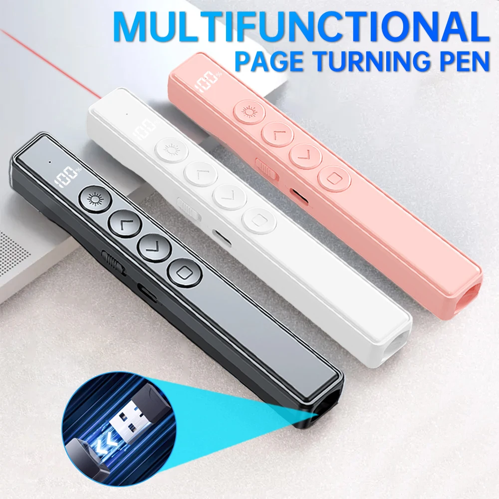 Multimedia Demonstrator Teaching Whip PPT Flipping Pen Teaching Wireless Multi functional Digital Display Flipping Pen