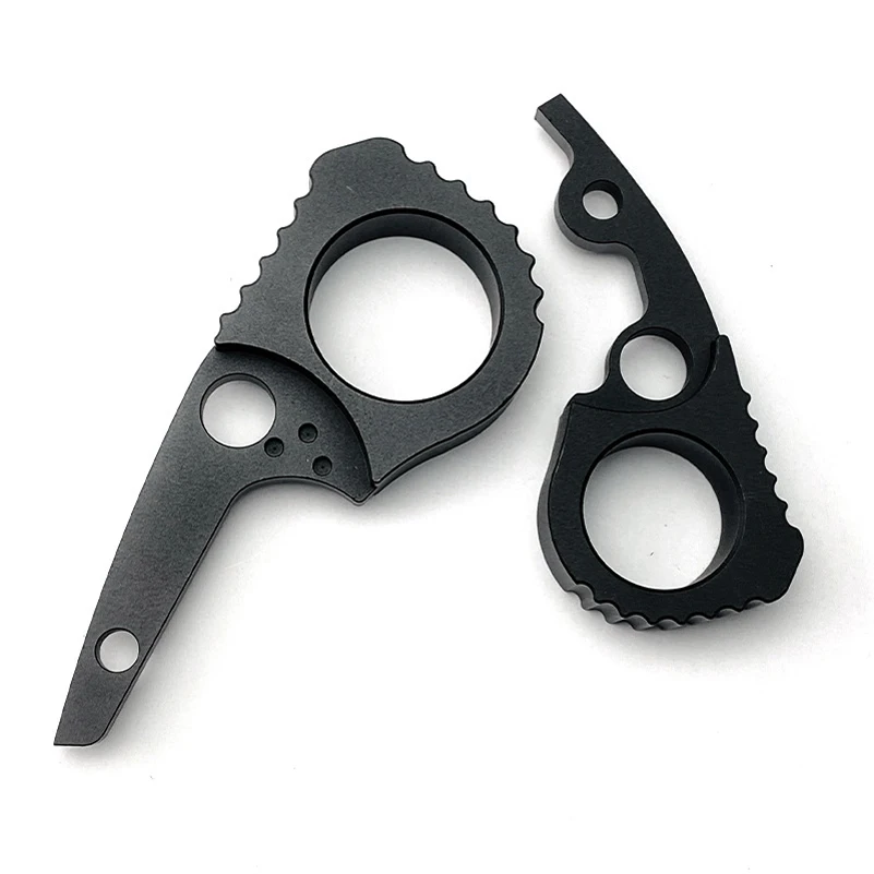 Imagem -02 - Alumínio Signet Anel Voltar Spacer Genuine Spyderco Paramilitar C223 Para3 Facas Gancho Rápido Punho da Faca Tipos 1pc Tipos