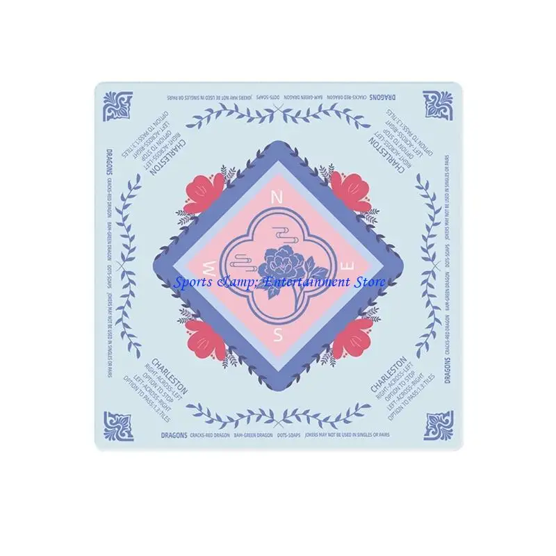 

G7NF Washable Foldable Mahjong Pad Nonslip Rubber Backing And Comfortable Fabric