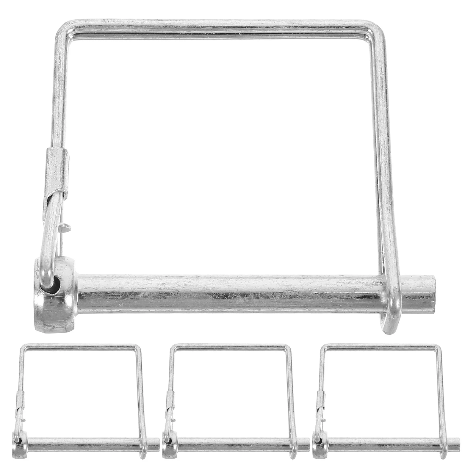 4 個の安全ロックピンヘビーデューティトレーラーヒッチピン工業用カプラーピンロック脱落防止農業トラックトレーラー