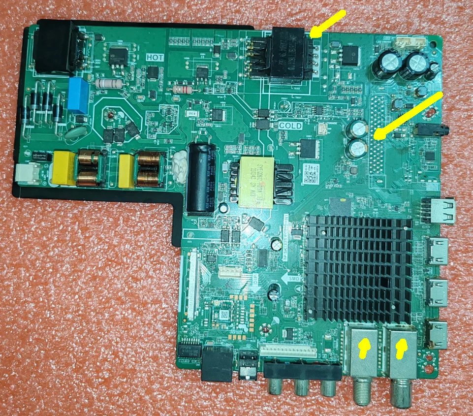 شحن مجاني! TP.SK713S.PC822(N) 3 في 1 ، 4K TV ، WiFi شبكة اللوحة الأم ، اختبار جيد