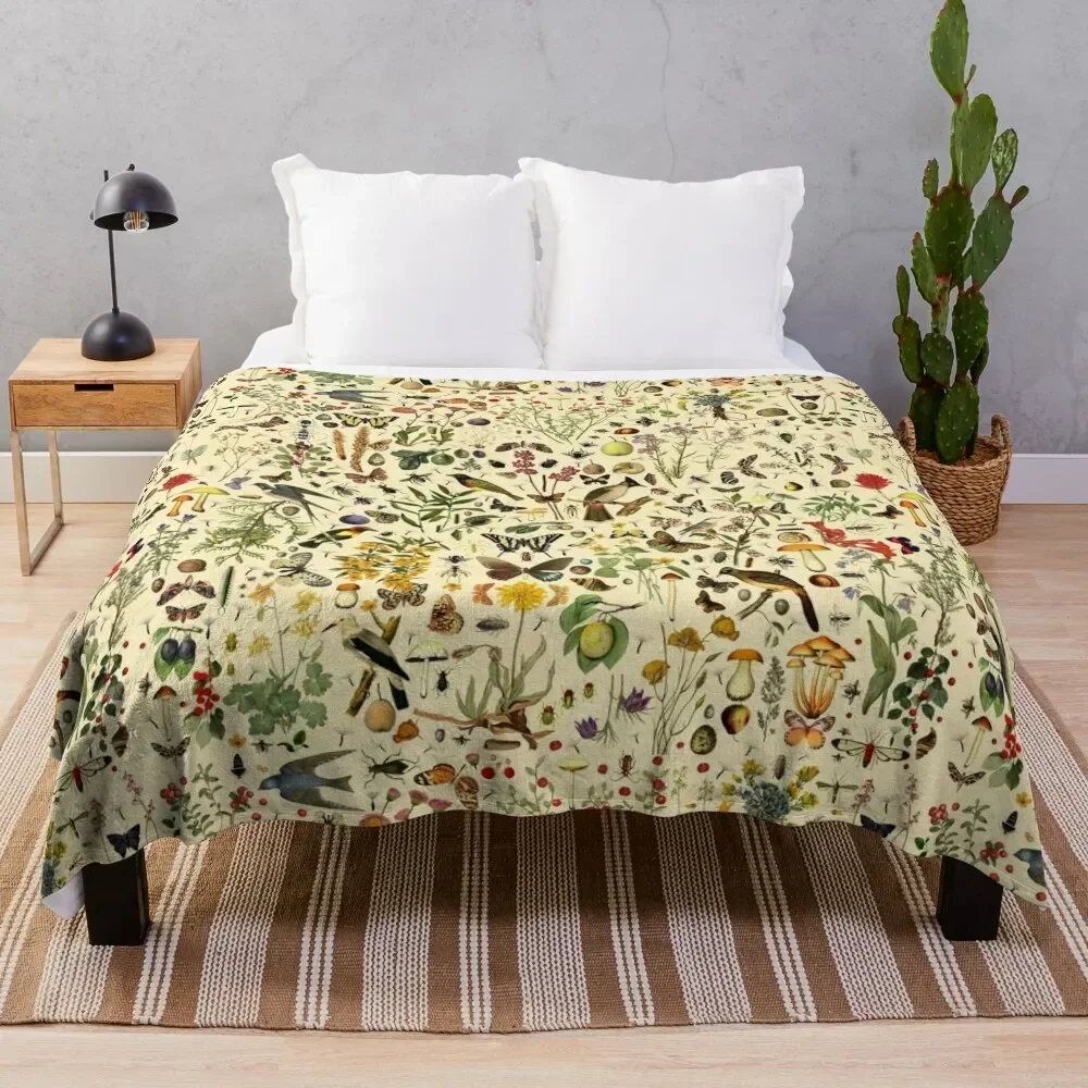 

American Biology - SPRING print Throw Blanket Thins funny gift Decorative Sofas Blankets