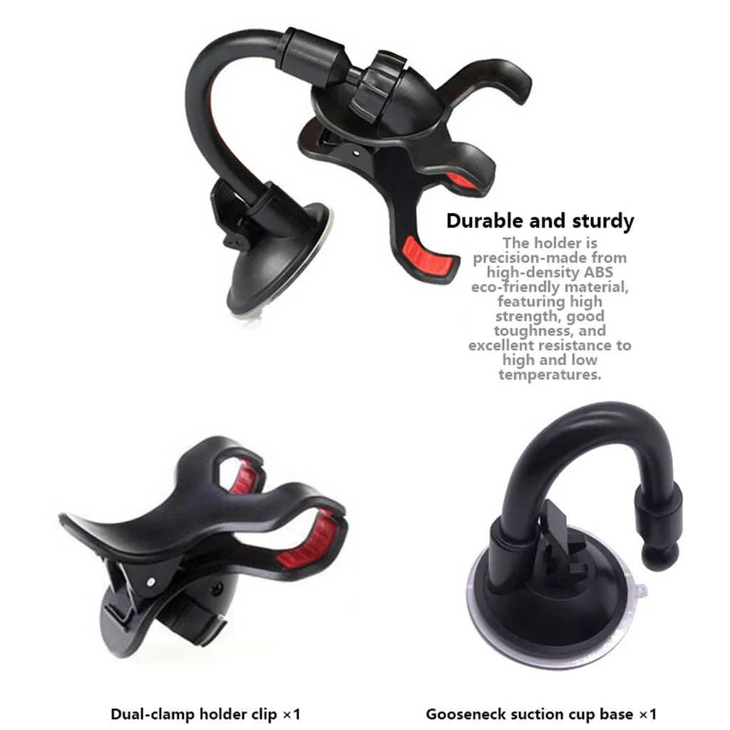 360-Grad-drehbarer Auto-Handyhalter mit Saugnapf, universeller Handyhalter, stoßfester GPS-Clip, Smartphone-Ständer, Autowerkzeug – Detail 25
