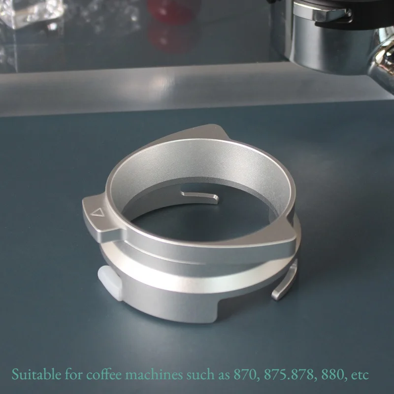54mm Anti‑Spill Coffee Dosing Ring Powder Funnel Compatible with 870 875 880 Coffee Machine Portafilter