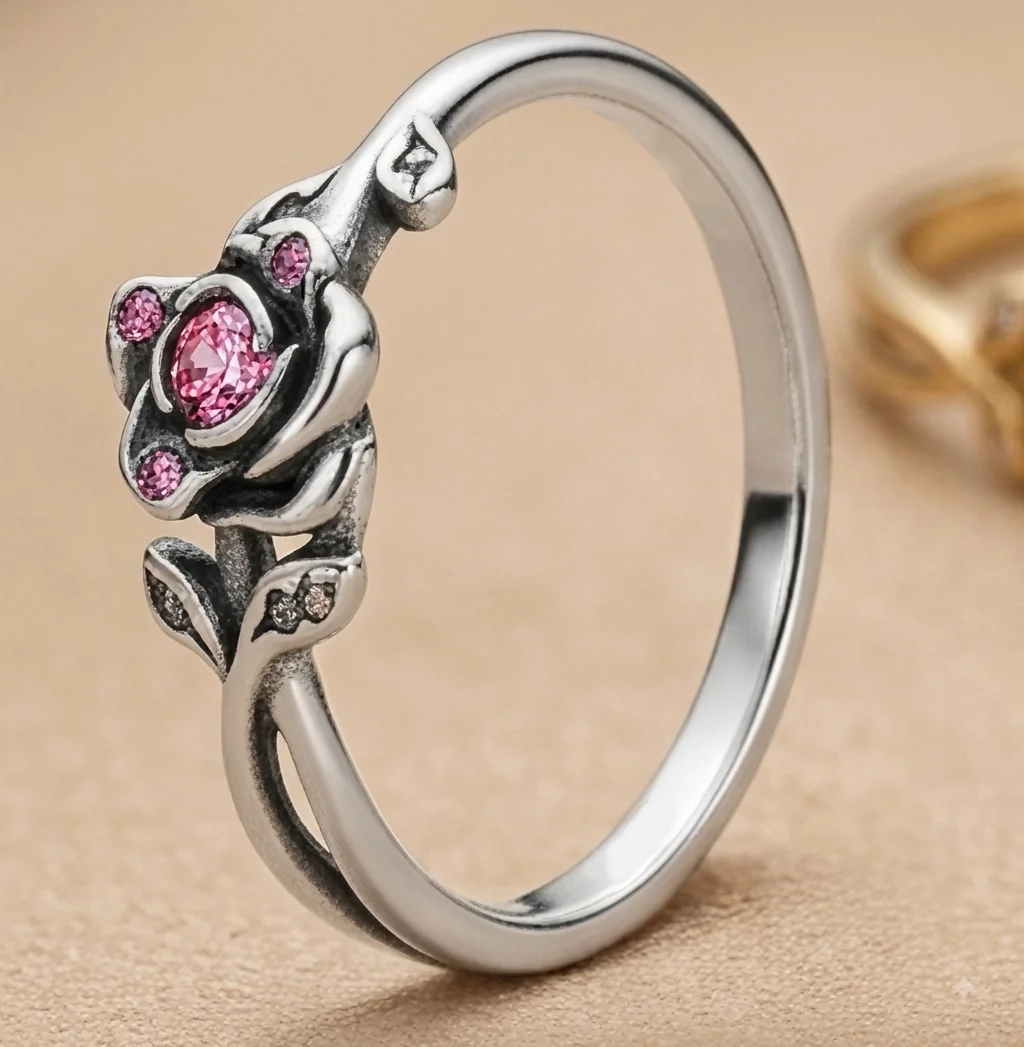 Кольцо с цветным камнем в форм – обзор и цена Minimalist Ring Stackable