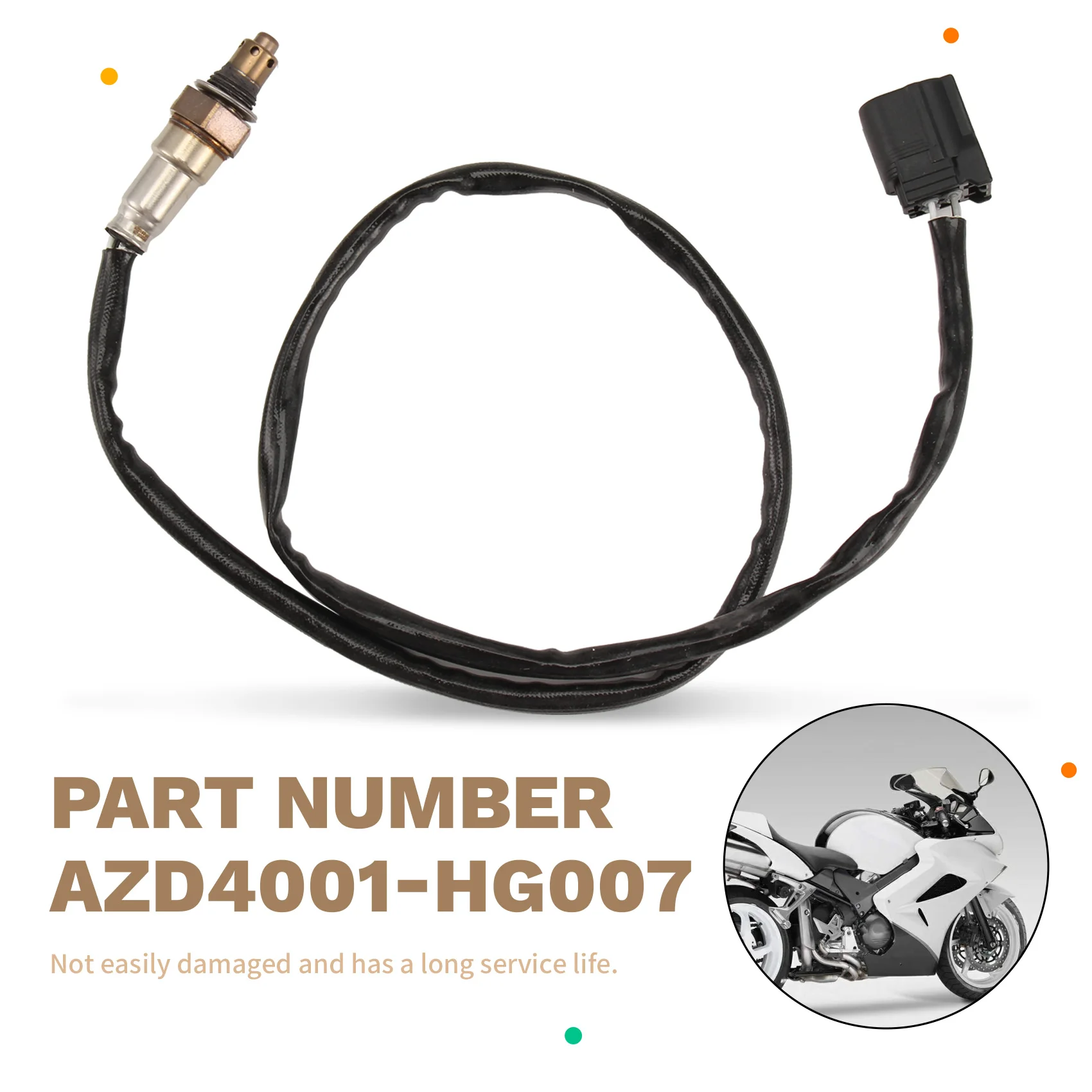 

For Honda Motorboat CBR650 VFR 800 Compatible O2 Oxygen Sensor Motorcycle Parts-AZD4001-HG007-AZD4001HG007