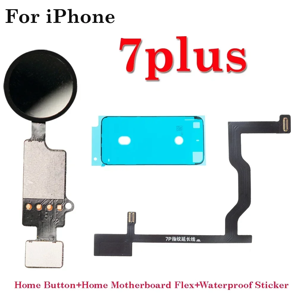 Waterproof+ Universal Home Button + Home Touch ID Return Fingerprint Button Motherboard Connector Flex Cable For iPhone 7 8 Plus