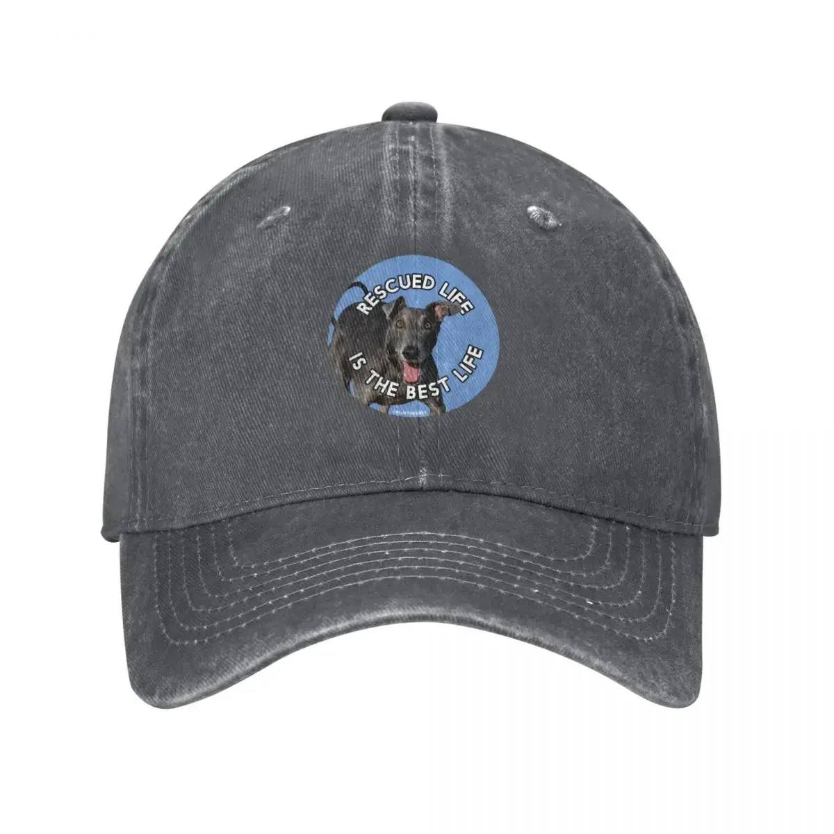 Rescued Life is the Best Life Baseball Cap Beach foam party Hat fishing hat Ball Cap Man Women's