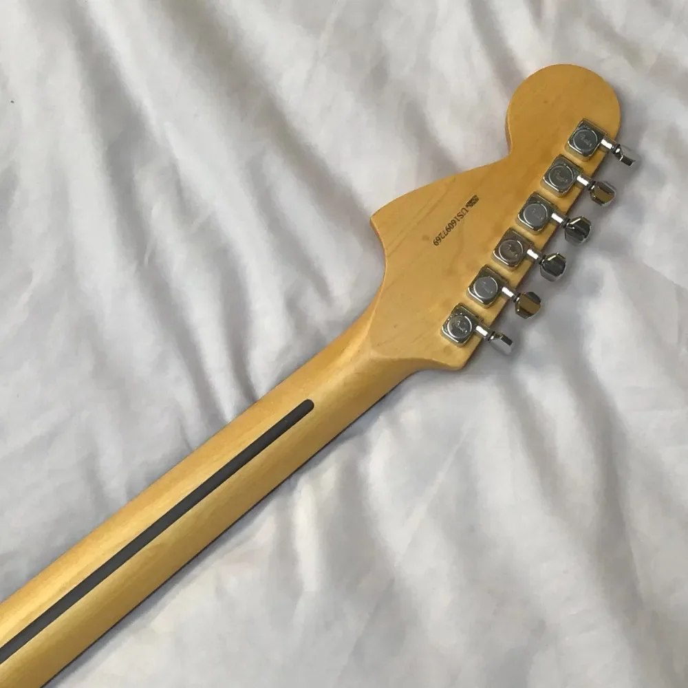 Music Electric Guitar Series, Custom Jazz Master String Instrument Solid Body Baked Maple Neck Electric Guitar