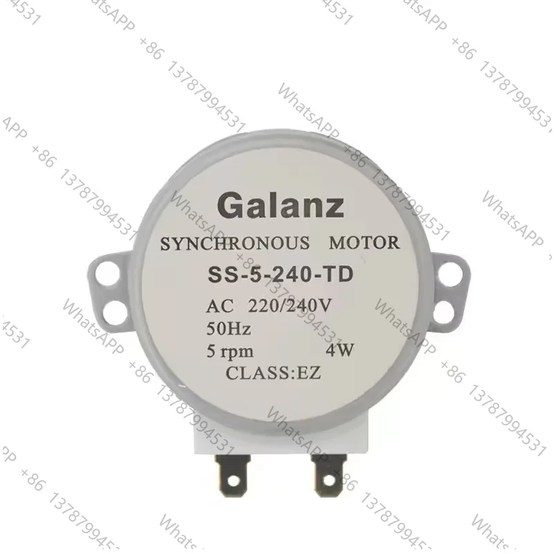 1 PCS SS-5-240-TD AC 220/240V 30V 3W 4W 5 RPM Synchronous Motor for Microwave Oven