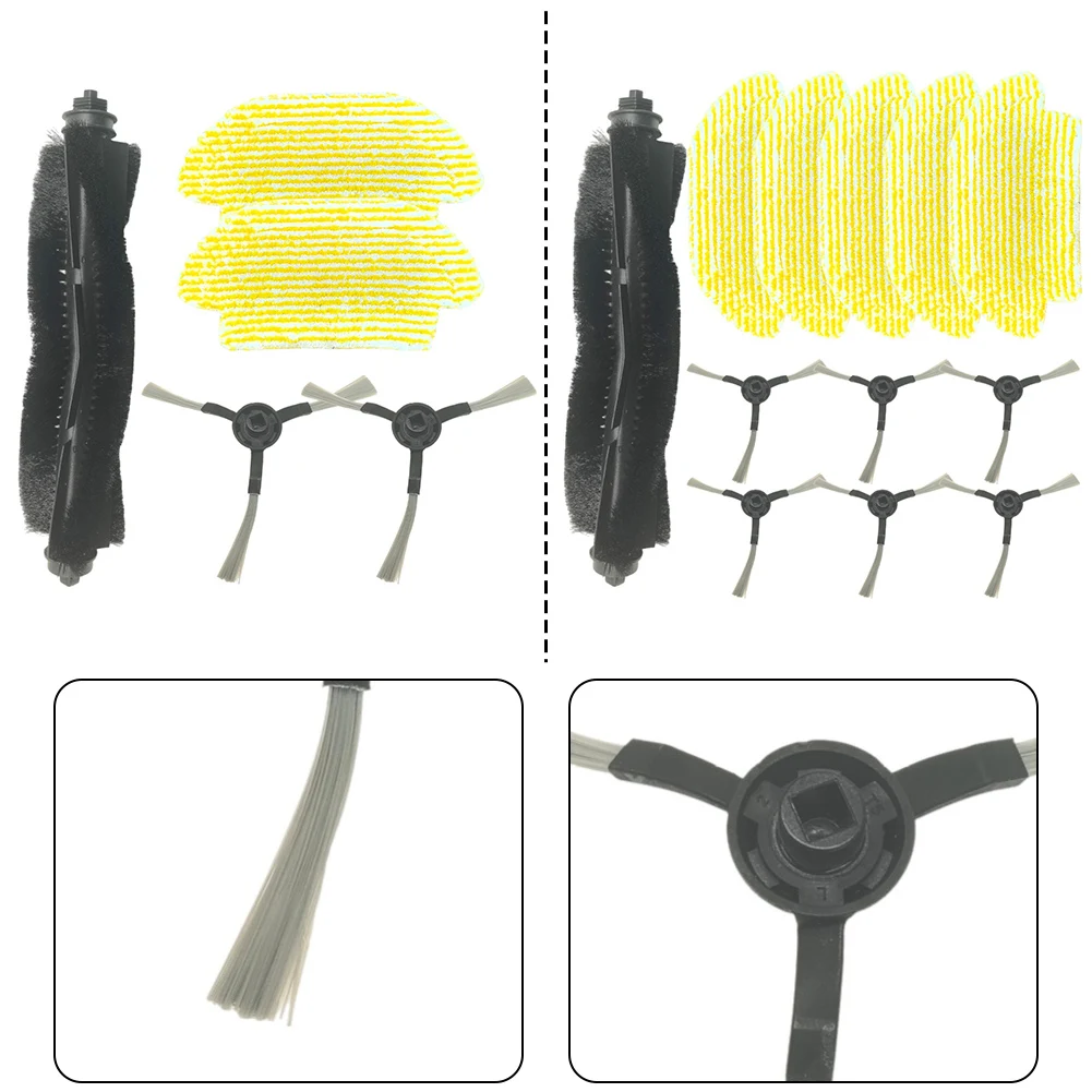 

For The Kärcher RCV 3 RV3 Robotic Vacuum Cleaner A 5/12pc Set Of Main Brush, Side Brush, And Mop Accessories