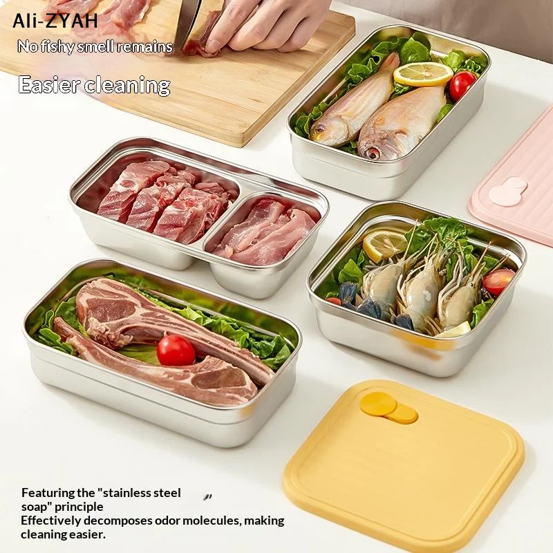 【HY6】【Y6】Lonchera portátil de acero inoxidable 304, reutilizable, sellada, a prueba de fugas, para frutas, ensaladas y alimentos, para estudiantes y trabajadores de oficina