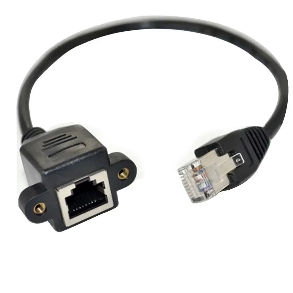 Cabo de extensão de rede Anpwoo-lan macho para fêmea, montagem ethernet, ethernet