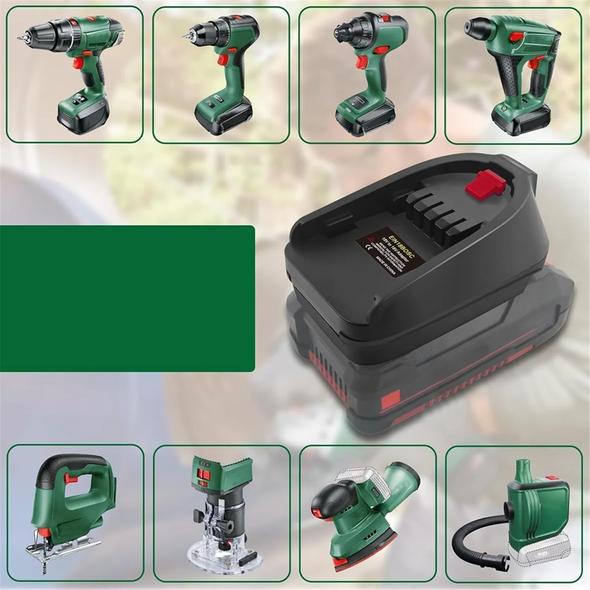 A83Z Battery Adapter for 18V Li-Ion Battery Converter to for 18V PBA Lithium Battery Power Tools Drill