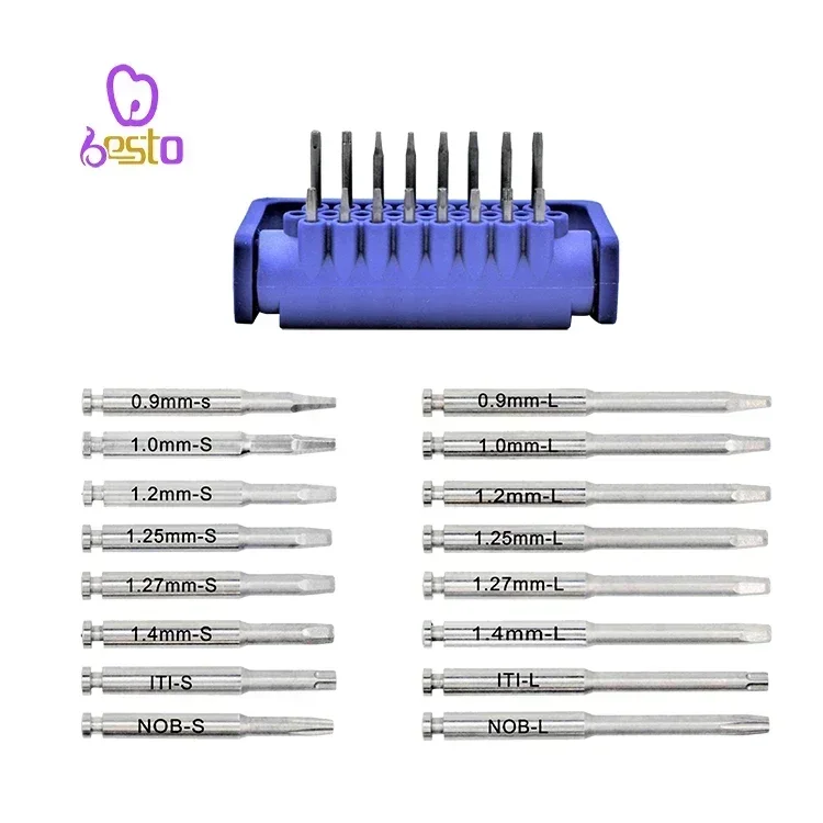 Dentals Implants Torques Wrench With 16Drivers and spare parts for sale Latch Head Handpiece  implants screwdrivers