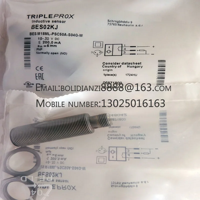 

The brand-new original sensor BES M18ML-PSC50A-S04G-W BES M18ML-PSC50A-S04G-W045 warranty for one year in stock