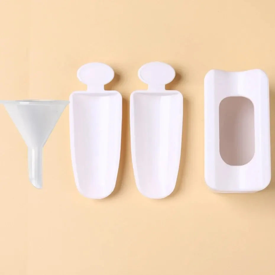 Boîte de recyclage de poudre de paillettes pour ongles, outil pour ongles,support de conteneur de strass à paillettes image 5