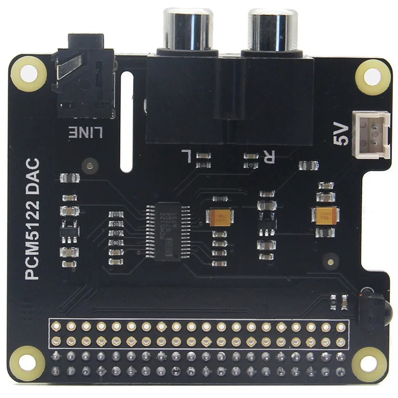 Scheda di espansione Hifi DAC + Audio Full HD Chip PCM5122 Scheda di espansione a 24 bit per Raspberry Pi 3 Modello B/2B/B+/A+-POS