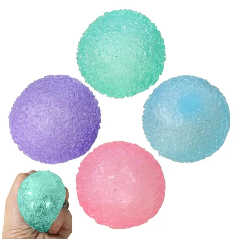 

Textured Stress Ball 4 Pieces Anti Stress Ball Decompress Toys For Kids Antistress Ball Squeeze Party Favors Stress Relief Toys